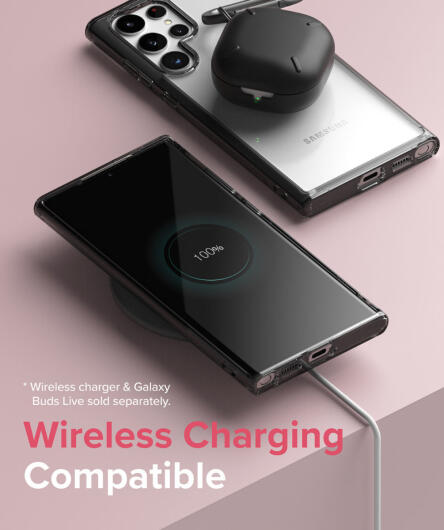 Ringke Fusion Samsung Galaxy S22 Ultra Hoesje Matte Transparant afbeelding 8