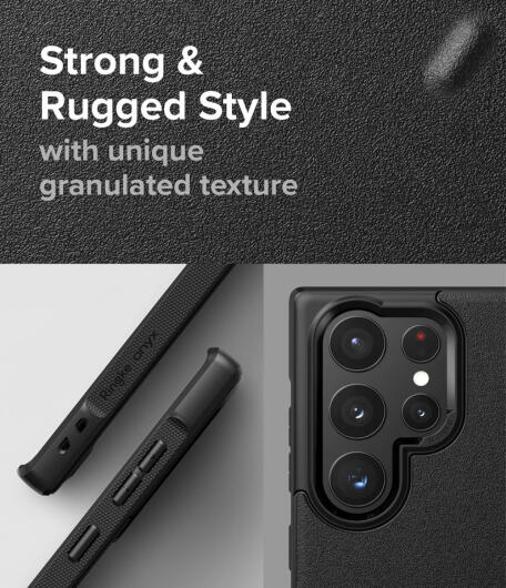 Ringke Onyx Samsung Galaxy S22 Ultra Hoesje Flexibel TPU Grijs afbeelding 6