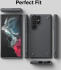 Ringke Onyx Samsung Galaxy S22 Ultra Hoesje Flexibel TPU Grijs afbeelding 11