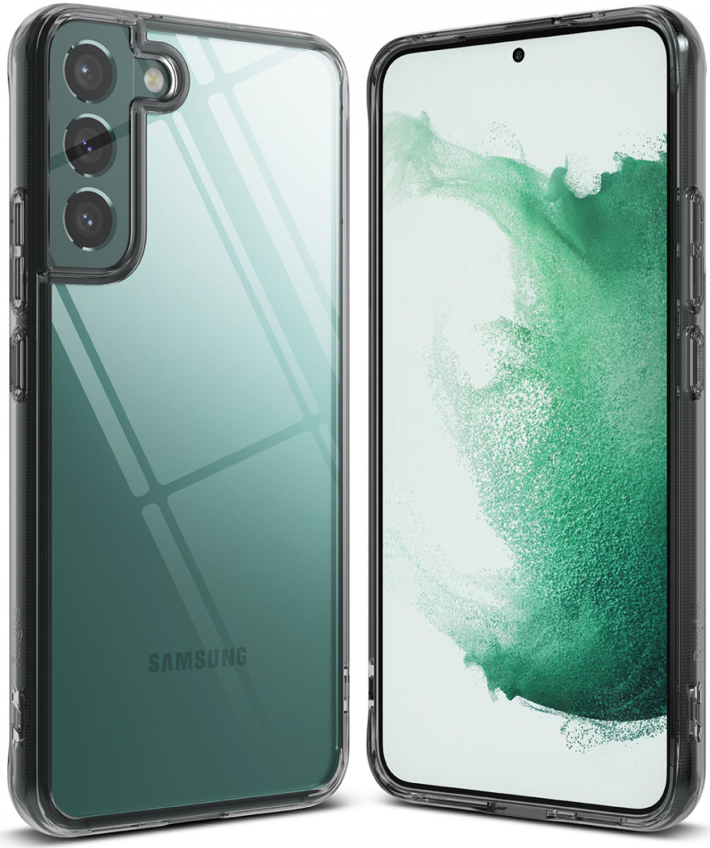 Ringke Fusion Samsung Galaxy S22 Plus Hoesje Smoke Black afbeelding 1