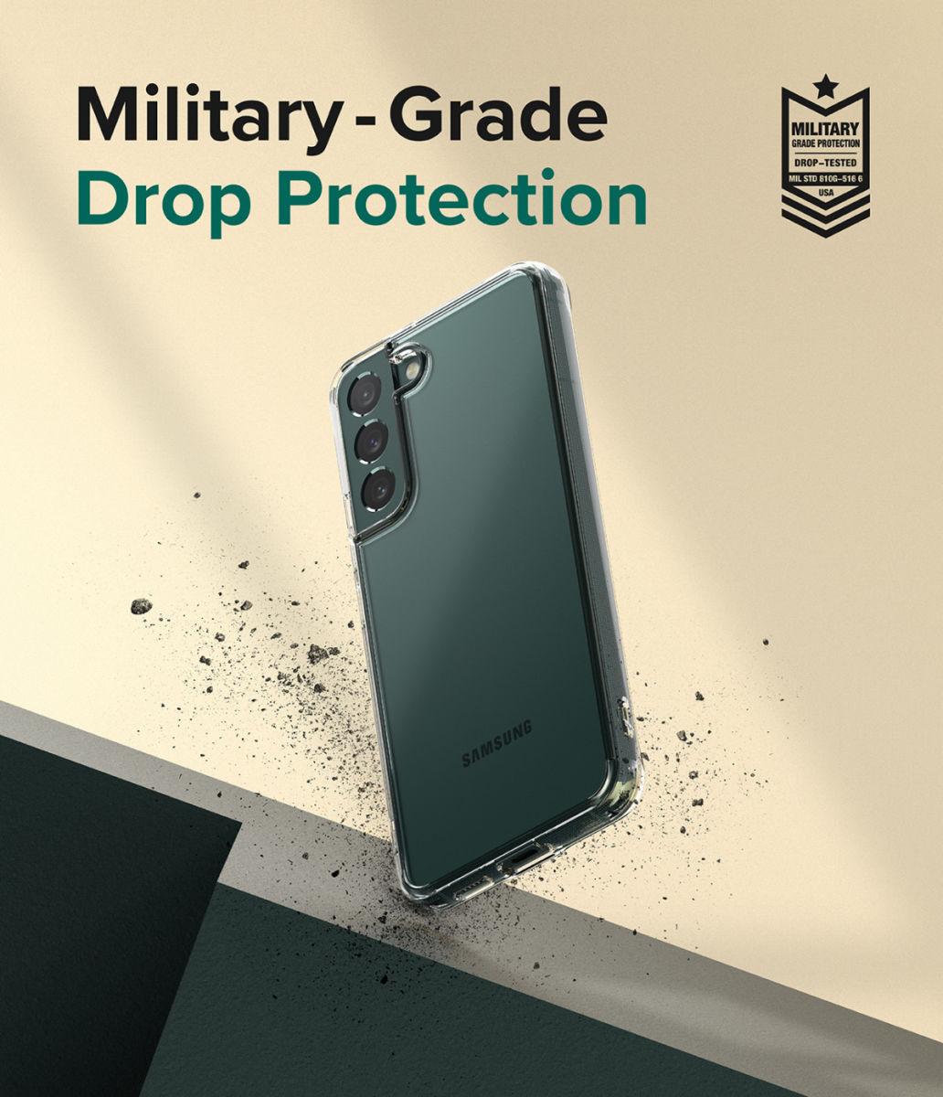 Ringke Fusion Samsung Galaxy S22 Hoesje Back Cover Transparant afbeelding 4
