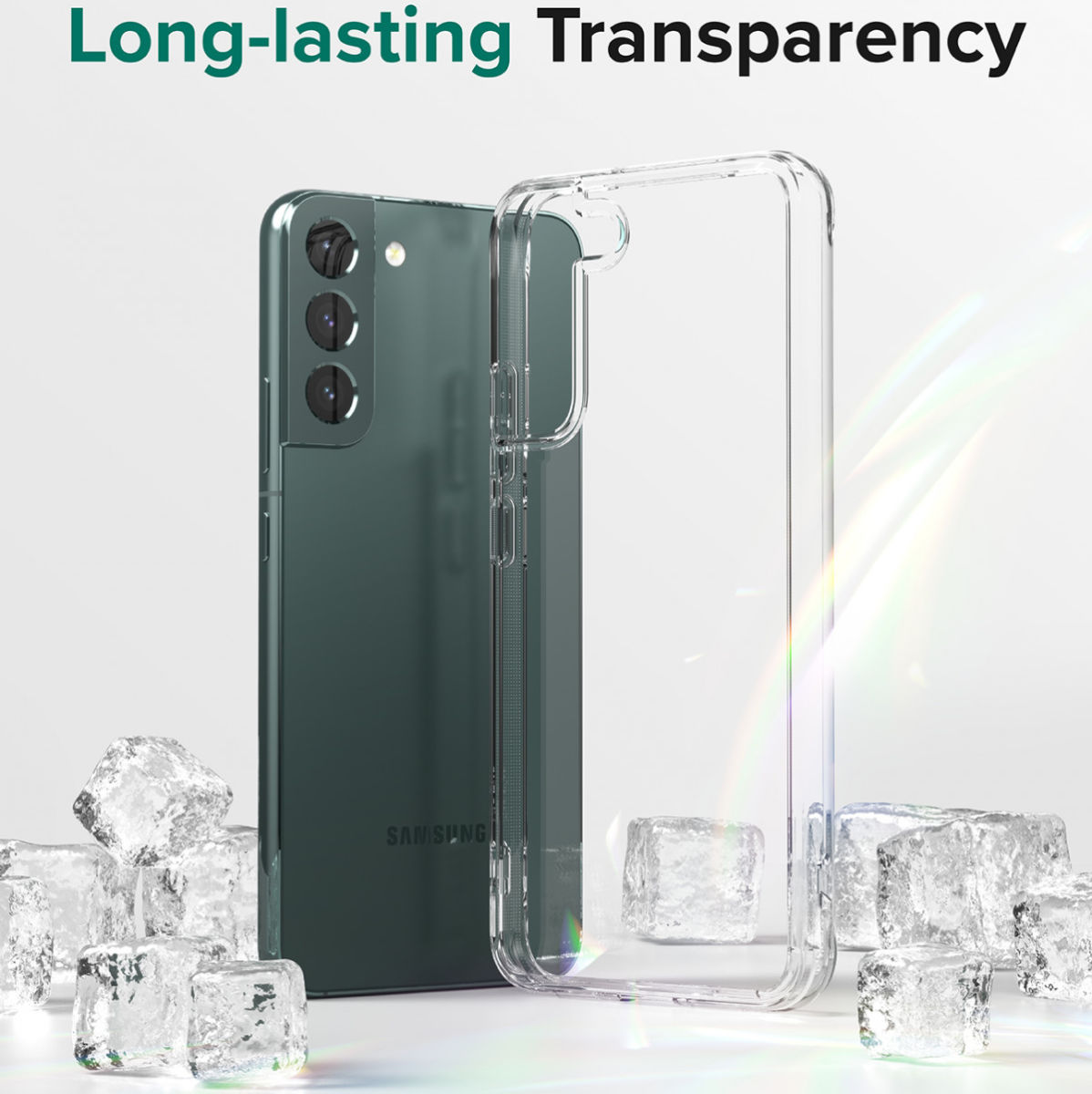 Ringke Fusion Samsung Galaxy S22 Hoesje Back Cover Transparant afbeelding 6