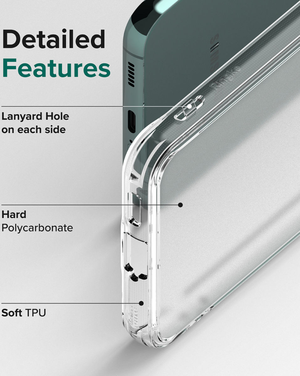 Ringke Fusion Samsung Galaxy S22 Hoesje Back Cover Transparant afbeelding 7