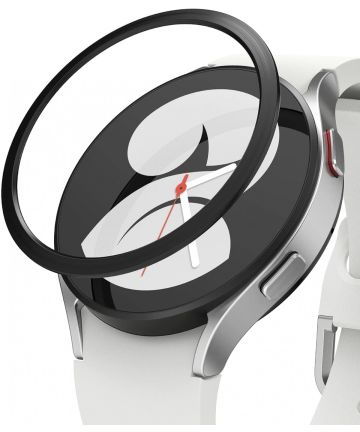 Ringke Bezel Styling - Galaxy Watch 4 40MM Rand beschermer - Staal - Zwart Cases