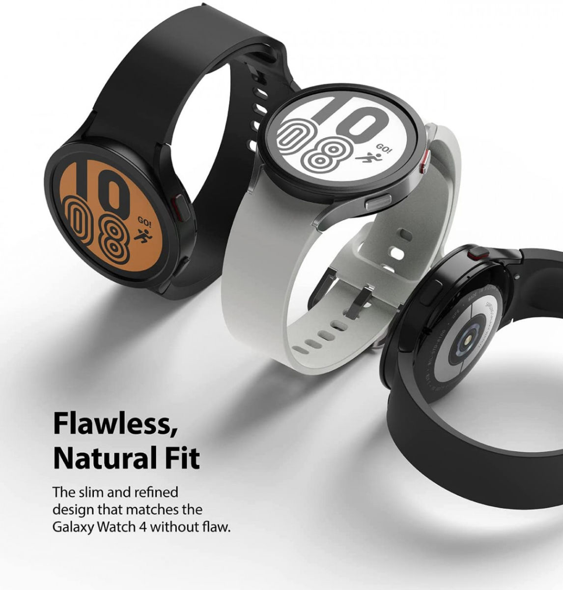 Ringke Bezel Styling - Galaxy Watch 4 44MM Randbeschermer - Zwart afbeelding 6