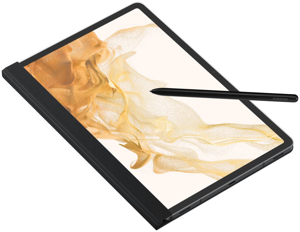 Originele Samsung Galaxy Tab S8 / S7 Hoes Note View Cover Zwart afbeelding 2