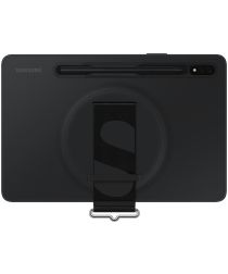 Originele Samsung Galaxy Tab S8 / Tab S7 Hoes Strap Cover Zwart