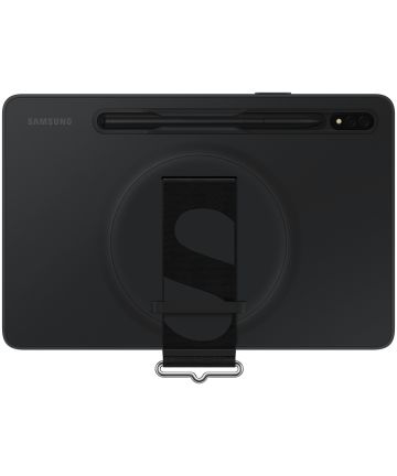 Originele Samsung Galaxy Tab S8 / Tab S7 Hoes Strap Cover Zwart Hoesjes