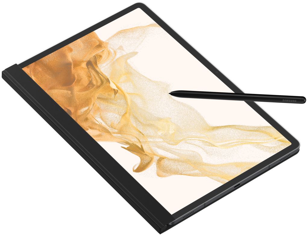 Originele Samsung Galaxy Tab S8+/S7+/S7 FE Hoes Note View Cover Zwart afbeelding 2