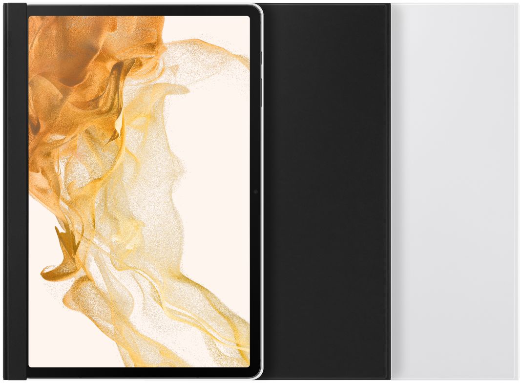Originele Samsung Galaxy Tab S8+/S7+/S7 FE Hoes Note View Cover Zwart afbeelding 6