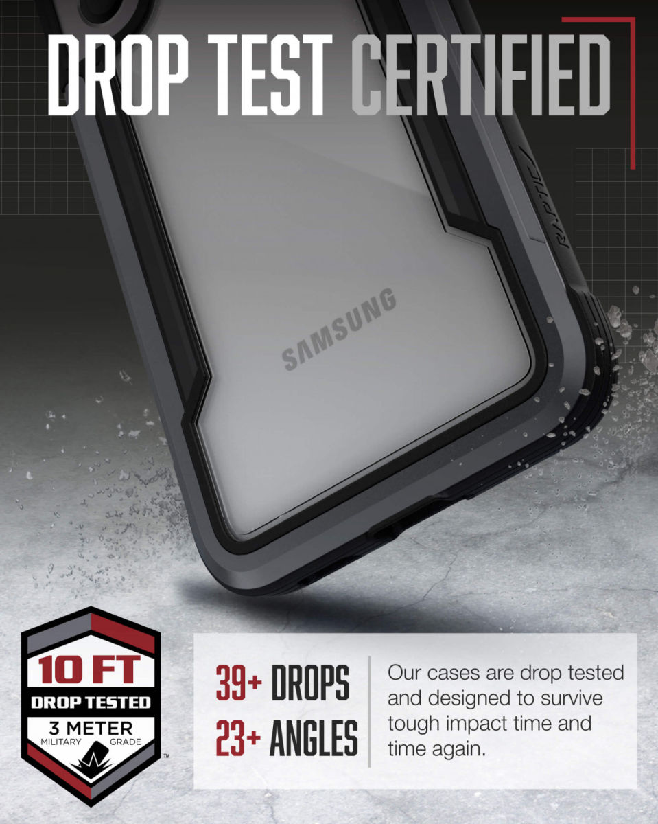 Raptic Shield Samsung Galaxy S22 Hoesje Militair Getest 3M Zwart afbeelding 3