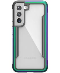 Raptic Shield Samsung Galaxy S22 Hoesje Militair Getest 3M Iridescent