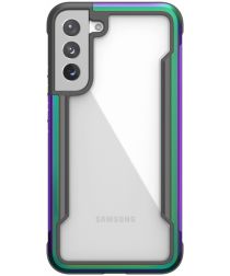 Raptic Shield Samsung Galaxy S22 Plus Case Militair Getest Iridescent