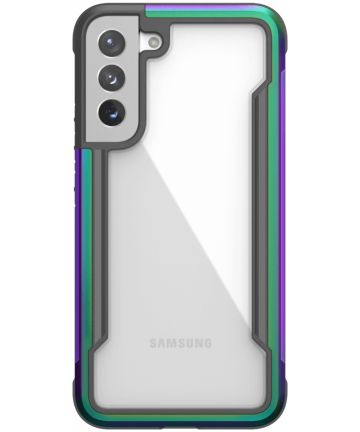 Raptic Shield Samsung Galaxy S22 Plus Case Militair Getest Iridescent Hoesjes