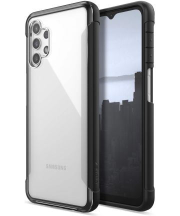 Raptic Earth Samsung Galaxy A13 4G Hoesje Duurzaam Materiaal Zwart Hoesjes