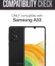 Raptic Earth Samsung Galaxy A33 Hoesje Duurzaam Materiaal Zwart