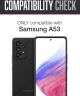 Raptic Earth Samsung Galaxy A53 Hoesje Duurzaam Materiaal Zwart