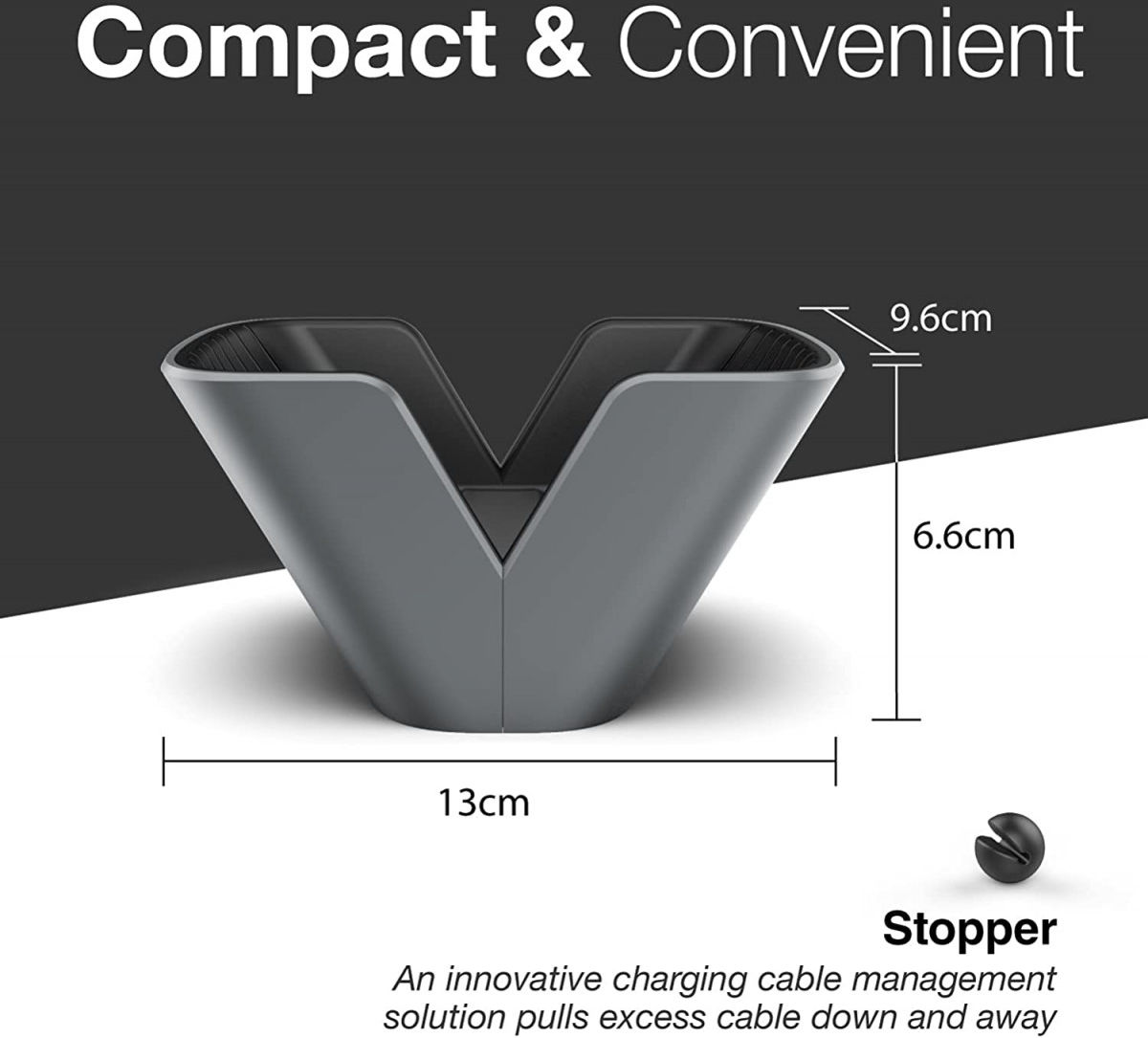 Raptic Base Headset Stand Apple AirPods Max Koptelefoon Houder Grijs afbeelding 7