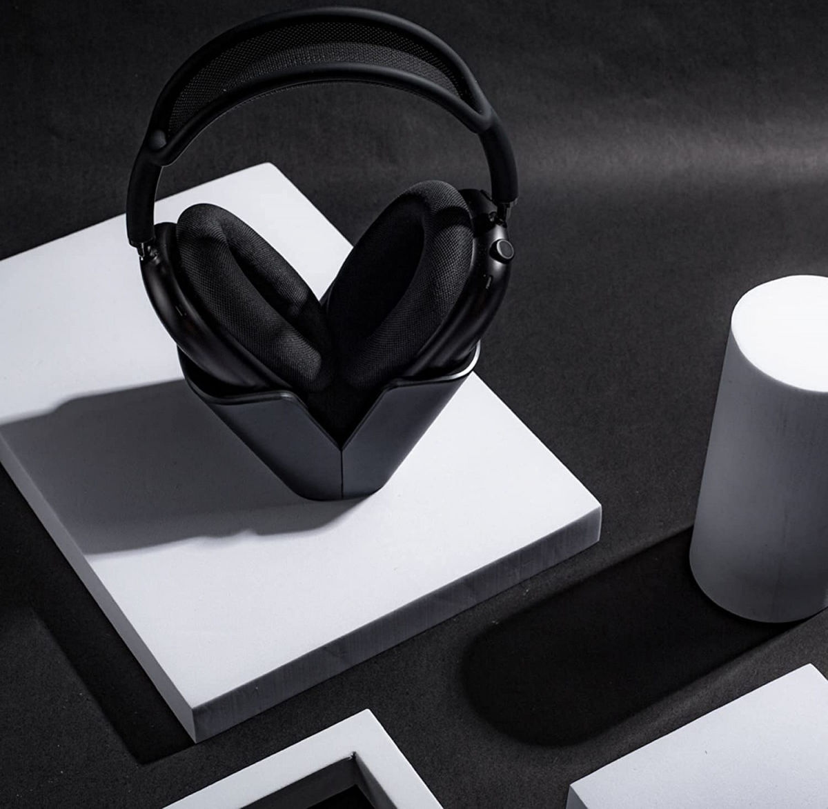 Raptic Base Headset Stand Apple AirPods Max Koptelefoon Houder Grijs afbeelding 3