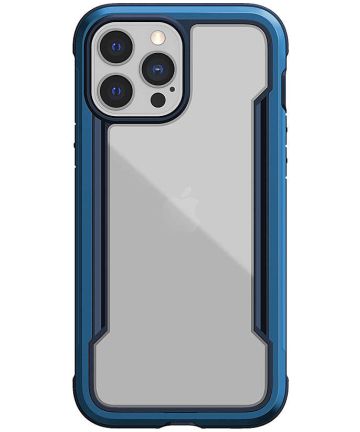 Raptic Shield Pro iPhone 13 Pro Max Hoesje Militair Getest Blauw Hoesjes