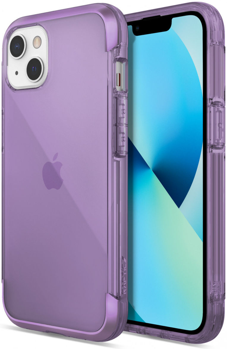 Raptic Air Apple iPhone 13 Hoesje Back Cover Paars afbeelding 1