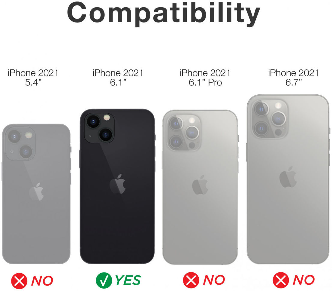 Raptic Air Apple iPhone 13 Hoesje Back Cover Paars afbeelding 7