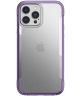Raptic Terrain iPhone 13 Pro Max Hoesje Back Cover Transparant/Paars