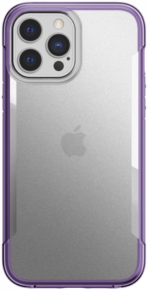 Raptic Terrain iPhone 13 Pro Max Hoesje Back Cover Transparant/Paars afbeelding 5
