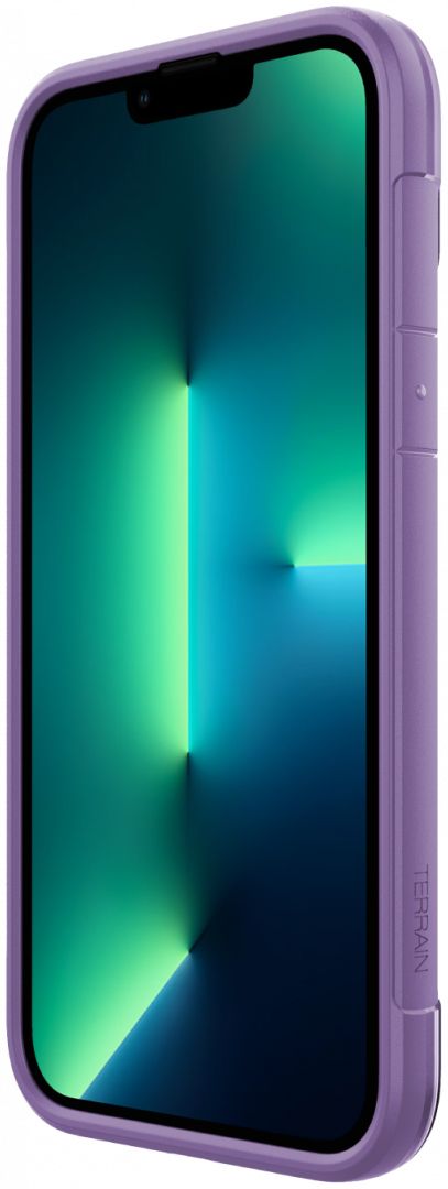 Raptic Terrain iPhone 13 Pro Max Hoesje Back Cover Transparant/Paars afbeelding 7