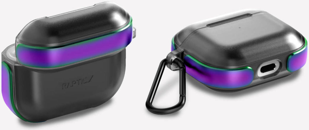 Raptic Air AirPods 3 Hoesje Bescherm Case Iridescent afbeelding 3