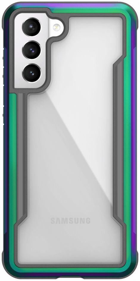 Raptic Shield Pro Samsung Galaxy S21 Hoesje Militair Getest Iridescent afbeelding 1