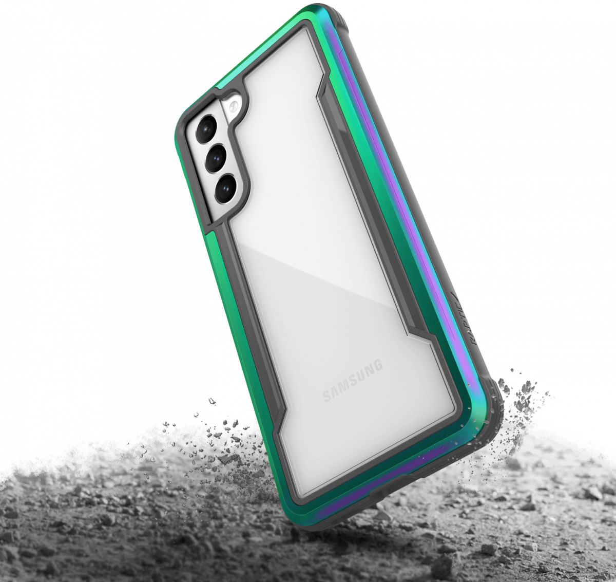 Raptic Shield Pro Samsung Galaxy S21 Hoesje Militair Getest Iridescent afbeelding 7