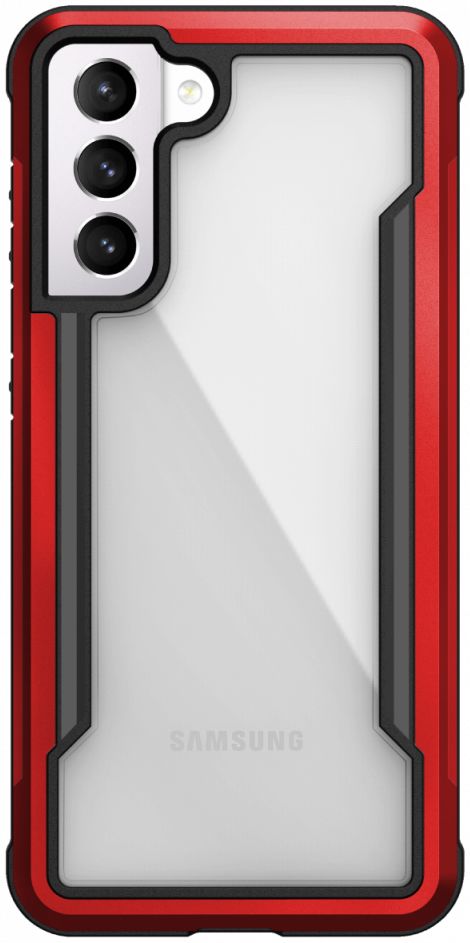 Raptic Shield Pro Samsung Galaxy S21 Hoesje Militair Getest Rood afbeelding 1