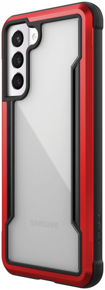 Raptic Shield Pro Samsung Galaxy S21 Hoesje Militair Getest Rood afbeelding 2
