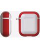Raptic Clear Apple AirPods Hoesje Rood / Transparant