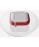 Raptic Clear Apple AirPods Hoesje Rood / Transparant