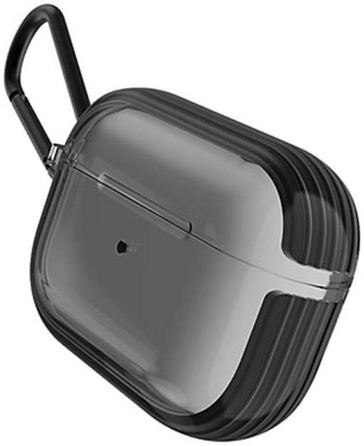 Raptic Clear Apple AirPods Pro Hoesje Zwart afbeelding 1