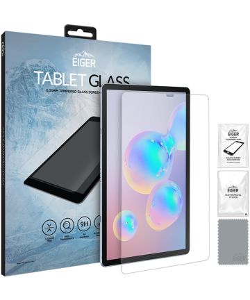 Eiger Samsung Galaxy Tab S6 Tempered Glass Case Friendly Plat Screen Protectors