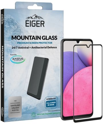 Eiger Samsung Galaxy A33 Tempered Glass 3D Fingerprint Friendly Screen Protectors