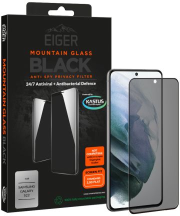 Eiger Samsung Galaxy S22 Screen Protector Privacy Tempered Glass Screen Protectors