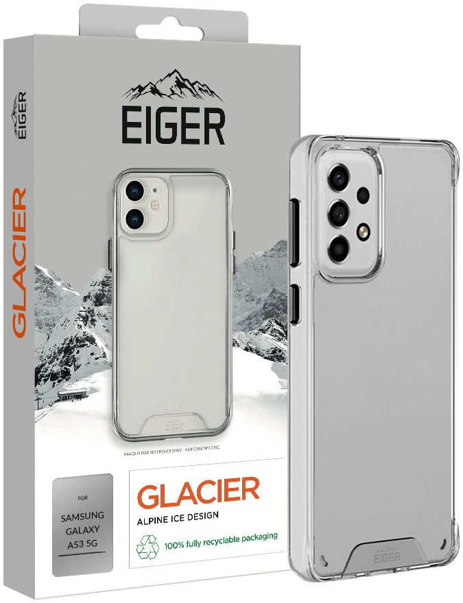 Eiger Glacier Series Samsung Galaxy A53 Hoesje Transparant afbeelding 1
