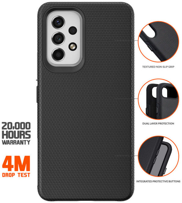 Eiger North Series Samsung Galaxy A53 Hoesje Back Cover Zwart afbeelding 3