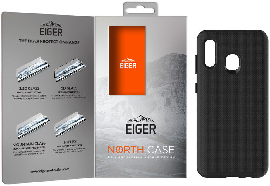 Eiger North Series Samsung Galaxy  A20e Hoesje Back Cover Zwart afbeelding 5