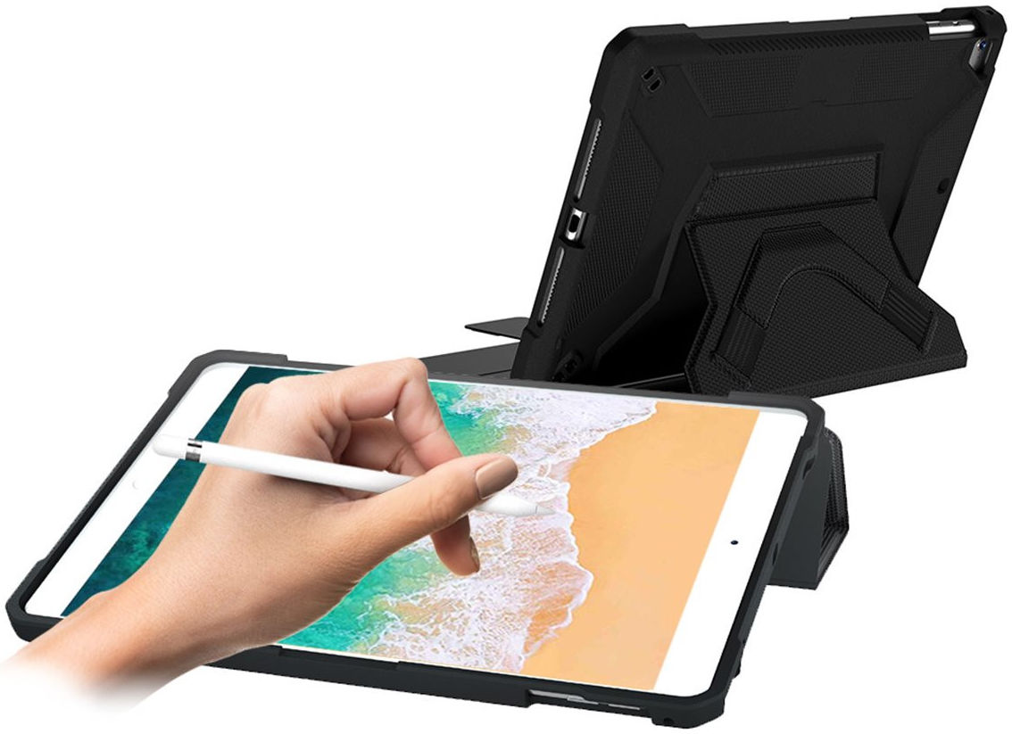 Eiger Storm 1000m Apple iPad 9.7 (2017/2018) Hoes Book Case Zwart afbeelding 3