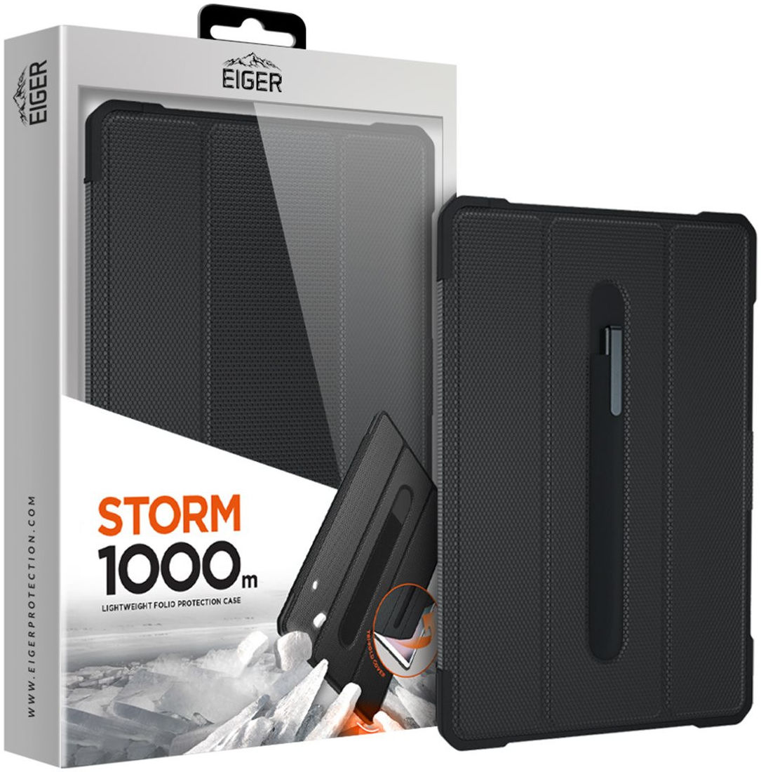 Eiger Storm 1000m Samsung Galaxy Tab S5e 10.5 Hoes Book Case Zwart afbeelding 1
