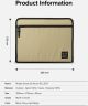 Ringke Smart Zip Pouch voor Laptop / Tablet tot 13 inch Beige