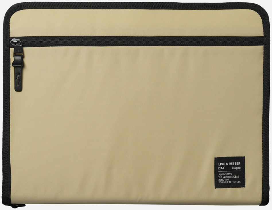 Ringke Smart Zip Pouch voor Laptop / Tablet tot 13 inch Beige afbeelding 1
