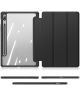 Dux Ducis Toby Samsung Galaxy Tab S7/S8 Hoes Tri-Fold Book Case Zwart