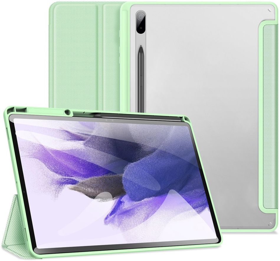 Dux Ducis Toby Samsung Galaxy Tab S8 Plus/S7 Plus/S7 FE Hoes Groen afbeelding 1