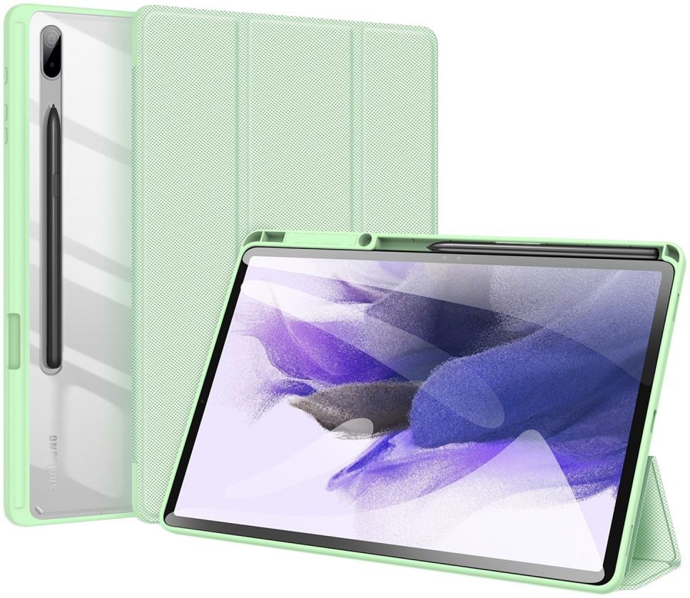 Dux Ducis Toby Samsung Galaxy Tab S8 Plus/S7 Plus/S7 FE Hoes Groen afbeelding 2